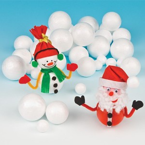 palline natale polistirolo